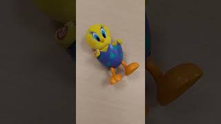 Tweety Bird Tip N Fall  Easter Themed Moving Singing Plush  Hallmark Warner Bros 2014 [upl. by Brena299]