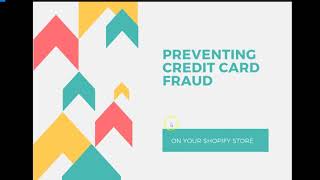 How to Eliminate Credit Card Fraud amp Chargebacks on your Shopify or eCommerce Store [upl. by Inuat]