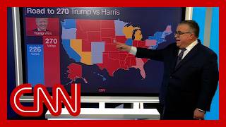 The most likely paths to electoral victory for Trump and Harris [upl. by Banky]