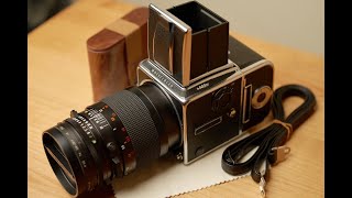 How to Load a Hasselblad Film Back 503CX [upl. by Durwood]