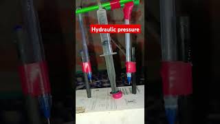 Hydraulic pressurescience experiment shorts [upl. by Balthazar]