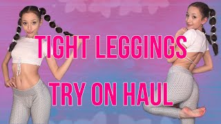 Tight Leggings Try On Haul Pt 2 🩷 Ora Lynae 4K [upl. by Peppel]