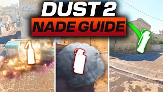 The ONLY CS2 DUST2 NADES GUIDE Youll EVER NEED [upl. by Hearsh]