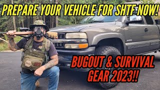 ULTIMATE VEHICLE READINESS GEAR  BUGOUT TRUCK EQUIPMENT 2023 [upl. by Maximilien364]