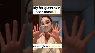 Korean Glow DETAN Face Mask Homemade💯🤩 shorts youtubeshorts [upl. by Latreece]