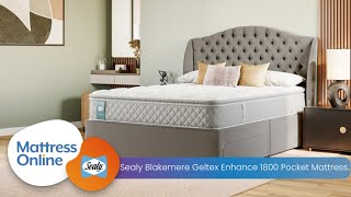 Sealy Blakemere Geltex Enhance 1800 Pocket Pillow Top Mattress [upl. by Beauvais254]