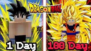 I Survived 100 Days as Goku in Minecraft [upl. by Mena]