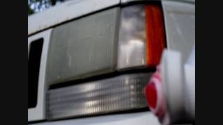 Cleaning Yellowed Headlights Quick and Simple [upl. by Alyahs]