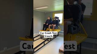 Car Crash Test 5 kmh Original content Driving school MrTraffiQ  For educational purposes only [upl. by Annuahsal]