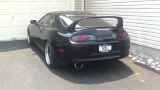 Supra Cold Start  GSC S1 Cams 67mm Turbo HKS Ti 4quot Exhau [upl. by Elli]