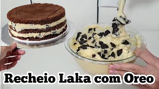 Recheio para bolo Laka com Oreo 😋 [upl. by Macnamara460]