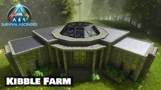 Ark Ascended Base Builds  Kibble Farm  ASA [upl. by Allcot]