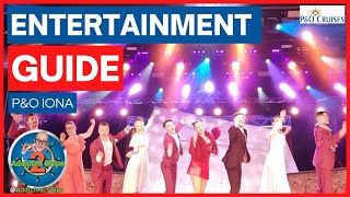 PampO Iona Entertainment Guide 2023 pandocruises iona entertainment [upl. by Karlee]