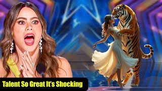 WorldClass Magicians JawDropping Act Shocks Americas Got Talent 2024 [upl. by Atsahs747]