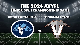 The 2024 AVYFL Senior Div I Championship Game [upl. by Jacoby]