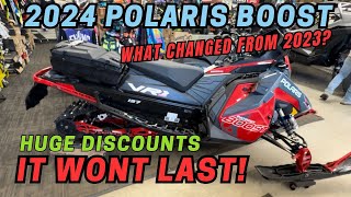 2024 Polaris VR1 137 850 Boost snowmobile Came in Changes from 2023 and the 9R 2024polaris [upl. by Chafee]