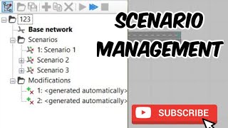 VISSIM Tutorial 14 Scenario Management in VISSIM Network [upl. by Carmelita18]