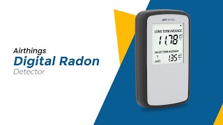 Airthings Digital Radon Detector  Radon Gas Detector  Instrukart [upl. by Haelak]