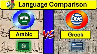 Arabic Vs Greek Language Comparison Indo European vs Semetic  Sacred Languages Greek and Arabic [upl. by Jeanna]