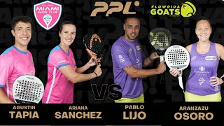 Highlights  Tapia  Ari Sanchez 🆚 Lijo  Osoro  Pro Padel League Miami 2024  Resumen [upl. by Reemas990]