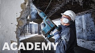 Bosch academy Borhammer med SDSmax GBH 1252 DV Professional [upl. by Winfrid]