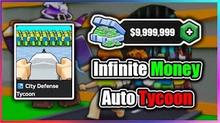 💸OP City Defense Tycoon Script  Infinite Money  Auto Tycoon [upl. by Golub]