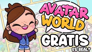 ¡COMO TENER TODO GRATIS EN AVATAR WORLD  ¿es real [upl. by Jewett]