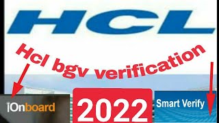 hcl smart verification  on hindi  HCL BACKGROUND VERIFICATION BGV 2022 [upl. by Adnilasor242]