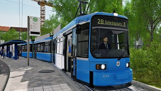 TramSim Munich  The Tram Simulator  Gameplay [upl. by Atirabrab]