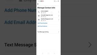 How to delete Facebook primary email address easily  youtubeshorts [upl. by Ramsay]