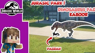 TREX PEMAKAN MANUSIA ODO NGURUSIN JURASIC PARK LEPAS SEMUA DINOSAURUSNYA [upl. by Ahsirtak]