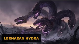 Lernaean Hydra  the serpentlike monster with the nine heads [upl. by Cattier]