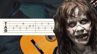 El Exorcista  Theme  Guitarra Tutorial  Tablatura [upl. by Halona]