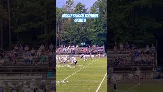 Middle School football game 3sportsfunoutdoors [upl. by Suiddaht866]