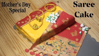 3D Saree Cake  Realistic Cakes 2020  Making Edible SareeJewellery amp Flowers [upl. by Atteloiv314]