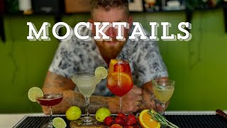 FOUR Mocktail Recipes To Make At Home [upl. by Anelagna329]