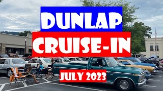 CAR SHOW  Dunlap CruiseIn  Dunlap Tennessee  July 2023  Hot Rods amp Classic Cars [upl. by Anel]