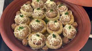 Tajine de kefta Artichauts et petits pois facile et rapide  طاجين الكفتة بالقوق و الجلبانة سهل [upl. by Citarella]