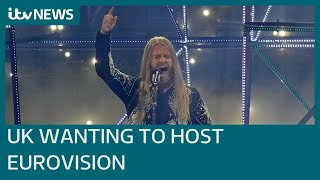 Talks on for UK to potentially host Eurovision Song Contest 2023  ITV News [upl. by Sheehan]