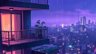 Chill out lofi music 🍀 lofi hip hop mix makes you feel positive  Rainy Lofi vibes for a calm night [upl. by Ssirk]