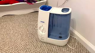 HONEST review on the Vicks Warm Mist Humidifier [upl. by Jacquetta320]