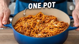 The Faster BETTER Way to make Spaghetti amp Meat Sauce 25 Mins [upl. by Arved]