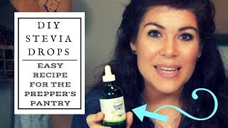 How To Make Your Own Stevia Extract Drops [upl. by Ruthven]