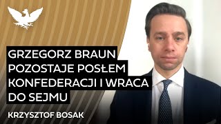 Bosak Wąsik i Kamiński wciąż są posłami Marszałek Hołownia popełnił błąd  RZECZoPOLITYCE [upl. by Westerfield]