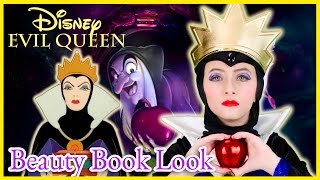 DISNEY BEAUTY BOOK LOOK EVIL QUEEN MAKEOVER VILLAIN MAKEUP SET REVIEW TUTORIAL COSPLAY PLP TV [upl. by Stephie]