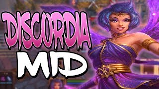 Smite Discordia Mid Gameplay  THE BURST DAMAGE IS CRAZY [upl. by Zerat295]