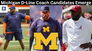 Michigan Defensive Line Coach Candidates Emerge  Michigan Football News [upl. by Annawek]