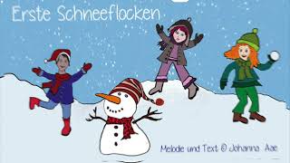 Erste Schneeflocken  Kinderlied zum Mitsingen ❄️☃️❄️ [upl. by Anikes]