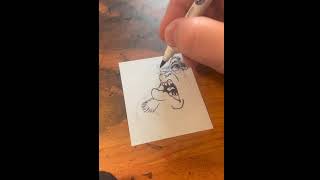 New Sticky Note Sketching speeddrawing art drawing [upl. by Weisler]