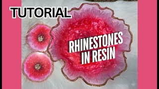 1987 🌸Prissy Pink 🌸 RESIN BOWL TUTORIAL with Bling 💎 051124 [upl. by Marquita]